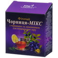 Фіточай Чорниця-мікс №10 з чорницею та лимонником для покращення зору в пакетах по 1,5 г 20 шт