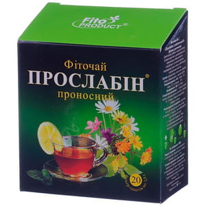 Фиточай Прослабин №2 слабительный в пакетах по 1,5 г 20 шт
