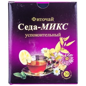 Фиточай Седа-Микс №8 успокаивающий в пакетах по 1,5 г 20 шт