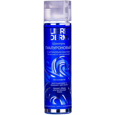 Шампунь для волосся LIBREDERM (Лібрідерм) гіалуроновий з аргановою олією інтенсивно зволожуючий 250 мл