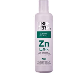 Шампунь для волос LIBREDERM (Либридерм) Цинк для очищения кожи головы от всех видов перхоти 250 мл