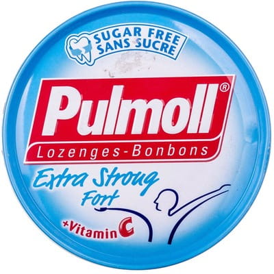 Леденцы PULMOLL (Пульмол) экстра сильные с витамином С без сахара 45г
