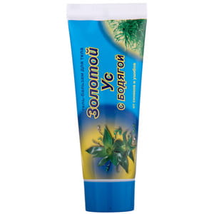 Гель-бальзам для тіла Золотий вус від синяків та забиттів з бодягою 75 мл