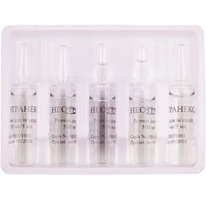 Неотранекс р-р д/ин. 500мг/5мл амп. 5мл №5