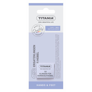 Лезвия педикюрные TITANIA (Титания) артикул 3100/К
