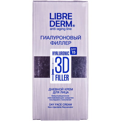 Крем для лица LIBREDERM (Либридерм) гиалуроновый 3D филлер дневной 30 мл