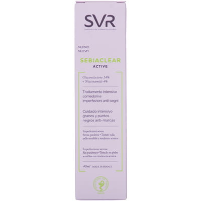 Крем для лица SVR (Свр) Себиаклер активный для жирной и склонной к акне кожи 40 мл