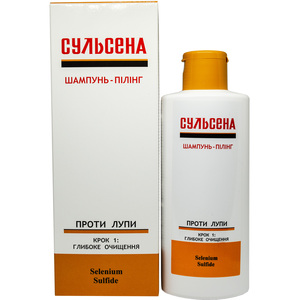 Шампунь-пілінг для волосся Сульсена проти лупи 150 мл