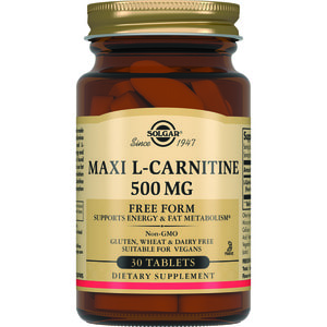 L-Карнитин SOLGAR (Солгар) таблетки по 500 мг флакон 30 шт