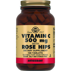 Витамин С и шиповник SOLGAR (Солгар) таблетки флакон 100 шт