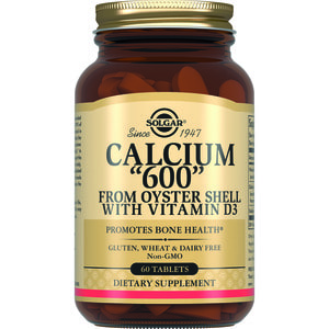 Кальций 600 из раковин устриц с витамином Д3 SOLGAR (Солгар) таблетки флакон 60 шт