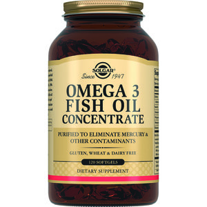 Концентрат риб'ячого жиру Омега-3 SOLGAR (Солгар) капсули флакон 120 шт