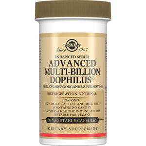 Мульти-Білліон Дофілус Плюс капсули з біфідо та лактобактеріями SOLGAR (Солгар) флакон 60 шт