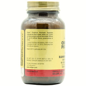 Пиколинат хрома SOLGAR (Солгар) капсулы флакон 90 шт