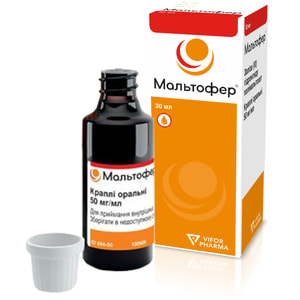 Мальтофер кап. орал. 50мг/мл фл. 30мл