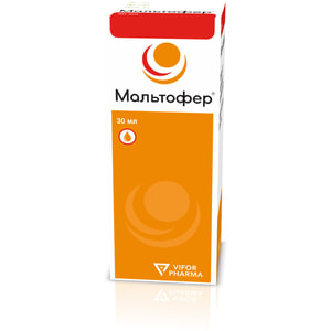 Мальтофер кап. орал. 50мг/мл фл. 30мл