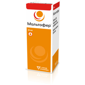 Мальтофер кап. орал. 50мг/мл фл. 30мл