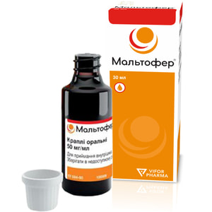 Мальтофер кап. орал. 50мг/мл фл. 30мл
