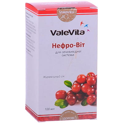 Диетическая добавка ValeVita (Вале Вита) Нефро-Вит для мочевыделительной системы флакон 100 мл