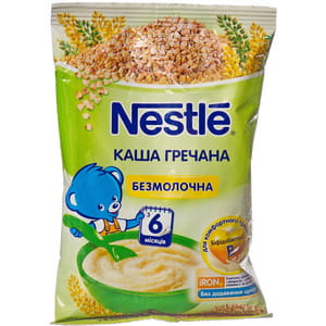 Каша безмолочная детская NESTLE (Нестле) Гречневая 160г