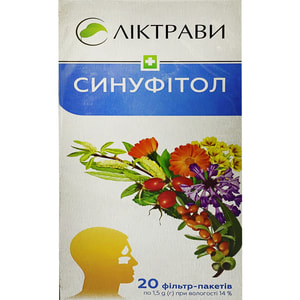 Синуфитол фиточай в фильтр-пакетах по 1,5 г 20 шт