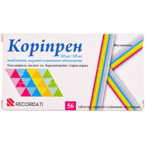 Корипрен табл. п/о 20мг/10мг №56