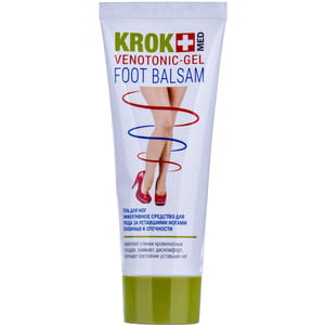 Бальзам-гель для ног Крок Мед Венотоник уход за уставшими ногами склонных к отечности 75 мл