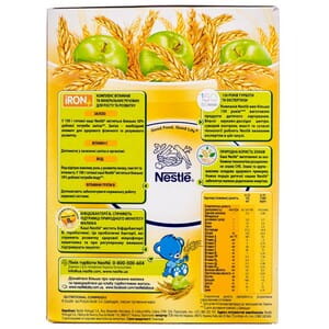 Каша молочная детская NESTLE (Нестле) Пшеничная с яблоком с 6-ти месяцев 200г