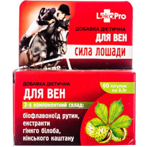 Дієтична добавка для вен Сила лошаді таблетки банка 60 шт