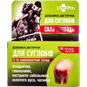 Диетическая добавка для суставов Сила лошади таблетки банка 60 шт