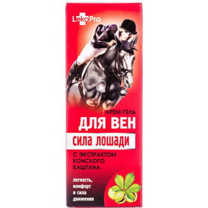 Крем-гель для вен Сила лошади легкость, комфорт и сила движения туба 75 мл