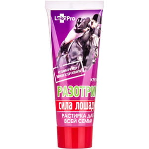 Крем для тіла Сила лошаді Разотрин розтирка для всієї родини туба 75 мл