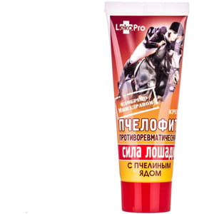 Крем для суставов Сила лошади Пчелофит противоревматический с пчелиным ядом туба 75 мл