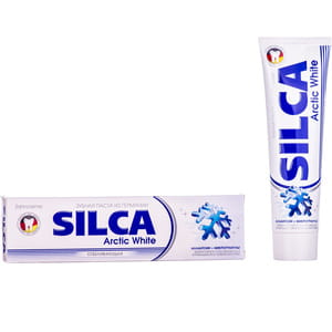 Зубная паста SILCA Arctic White (СИЛКА Арктик вайт) отбеливающая 100 мл