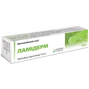 Ламидерм крем 10 мг/г туба 15г