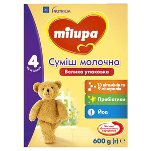 Смесь молочная детская Нутриция Milupa (Милупа) Детское молочко для детей с 18-ти месяцев 600 г