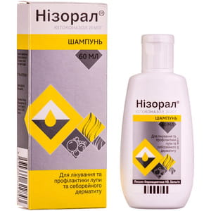 Нізорал шампунь 20мг/г пляшка 60мл