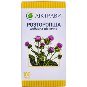 Розторопші плоди подрібнені пачка 100 г