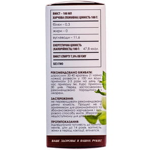 Краплі Гриб Чага Грибна аптечка для покращення функціонального стану шлунково-кишкового тракту флакон 100 мл