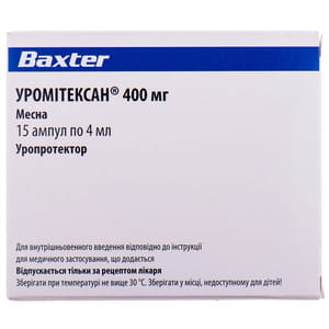 Уромитексан р-р д/ин. 100мг/мл амп. 4мл (400мг) №15***