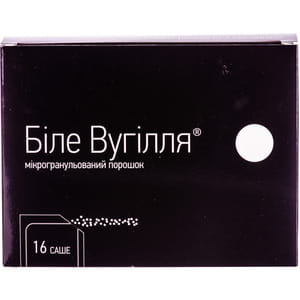 Уголь Белый микрогранулы порошок по 4 г 16 шт