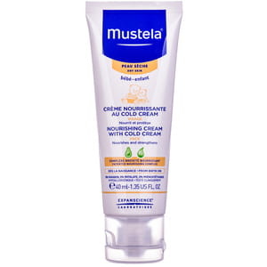 Крем детский MUSTELA (Мустела) ультрапитательный для лица с комплексом COLD CREAM+ для сухой и очень сухой кожи 40 мл
