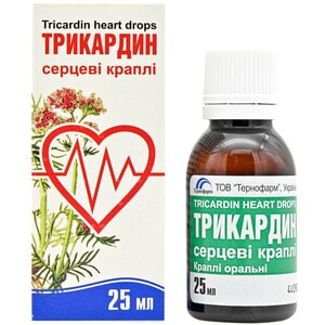 Трикардин сердечные капли фл. 25мл