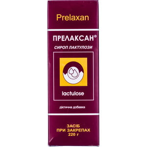 Прелаксан сироп лактулози послаблюючої дії флакон 220 г