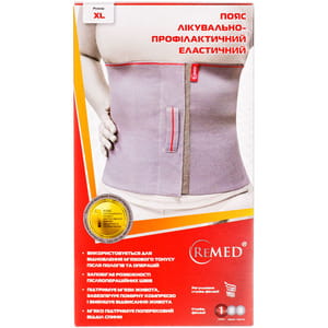 Пояс лечебно-профилактический бандаж REMED (Ремед) модель R4103 эластичный размер XL
