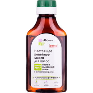 Масло для волос ELFA PHARM (Эльфа Фарм) Настоящее Репейное против выпадения волос 100 мл