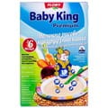 Каша молочная детская FLORY (ФЛОРИ) Baby King (Беби Кинг) Премиум Рисово-кукурузная с яблоком и морковью с пребиотиками 160г
