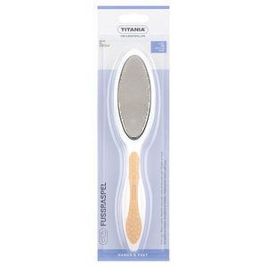 Терка для ног TITANIA (Титания) артикул 3041 В педикюрная с наждачной поверхностью в ассортименте разных цветов