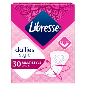 Прокладки щоденні жіночі LIBRESSE (Лібрес) Natural Daily Fresh Plus Multistyle (Дейлі фреш плюс мультистайл) 30 шт