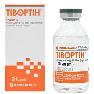 Тивортин р-р д/инф. 42мг/мл бут. 100мл
